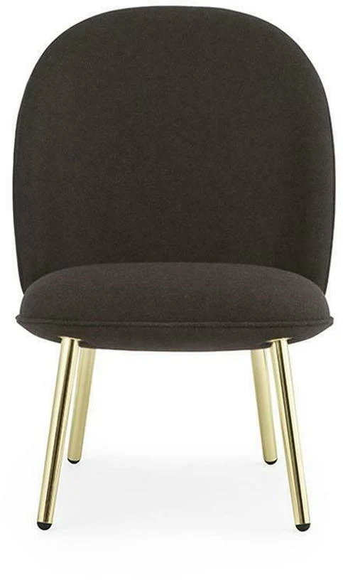 Fauteuil en tissu synergy lds40 et pieds en laiton Ace - Normann Copenhagen