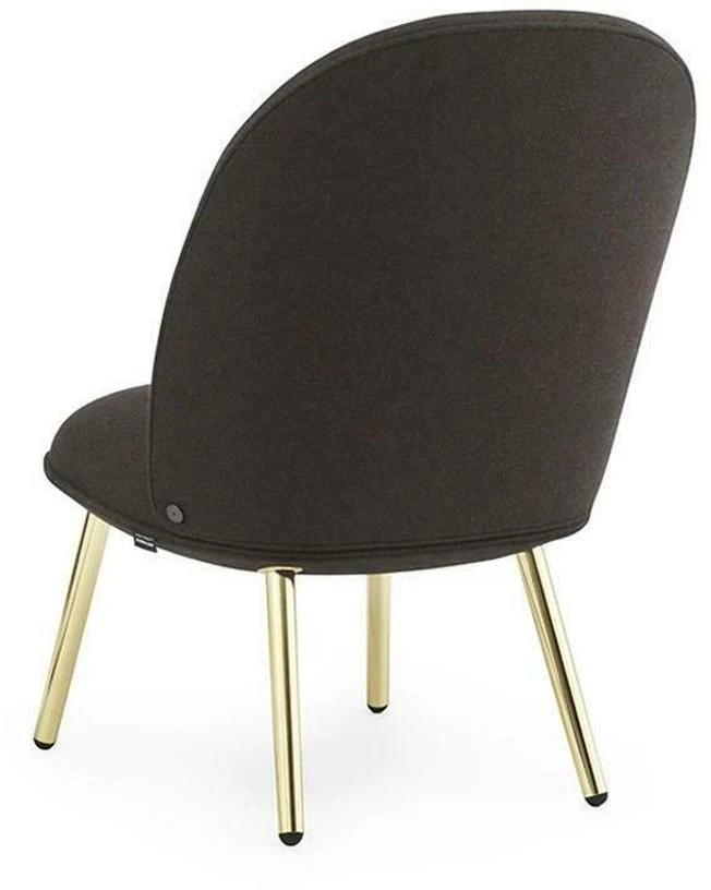 Fauteuil en tissu synergy lds40 et pieds en laiton Ace - Normann Copenhagen
