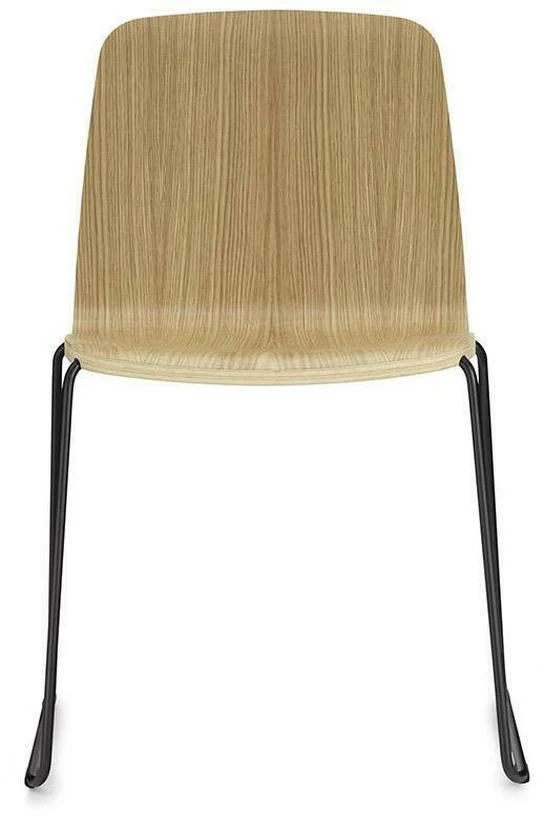 Chaise en bois de frêne laqué 53 x 79 cm Just - Normann Copenhagen