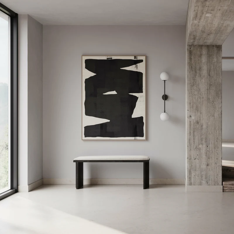 Banc en béton noir café 120 x 35 cm Arc - 101 Copenhagen