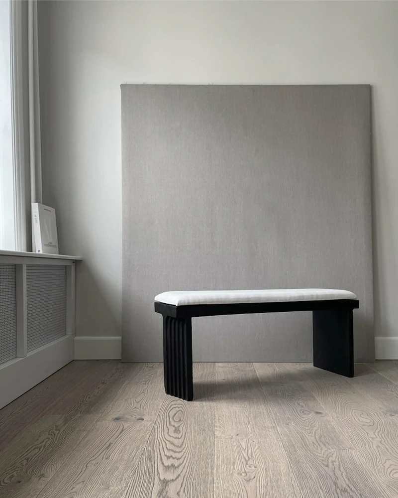 Banc en béton noir café 120 x 35 cm Arc - 101 Copenhagen