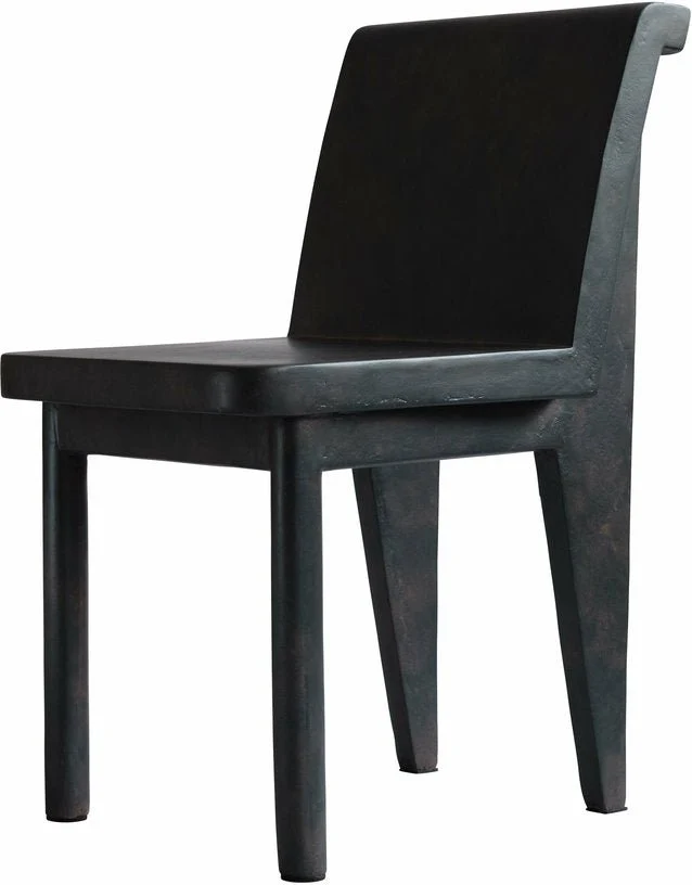 Chaise en béton noir café 52 x 43 cm Brutus - 101 Copenhagen