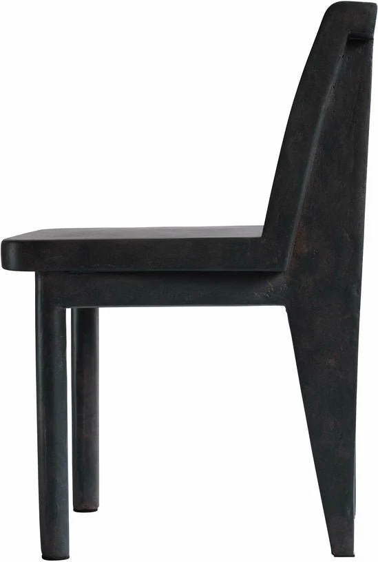 Chaise en béton noir café 52 x 43 cm Brutus - 101 Copenhagen