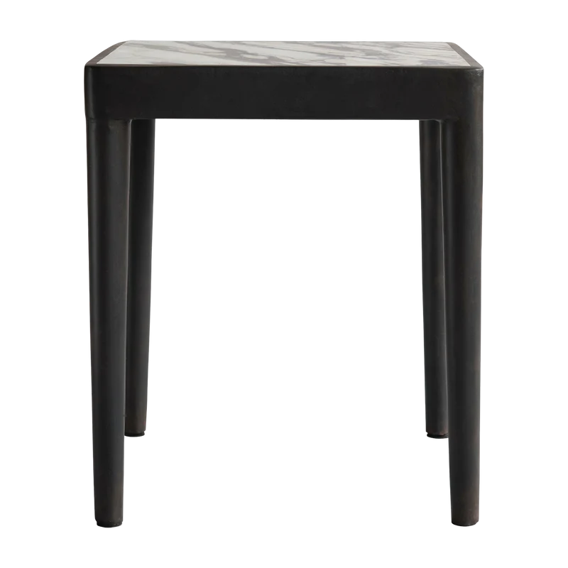 Table en béton blanc calacatta 38 x 38 cm Tairu - 101 Copenhagen
