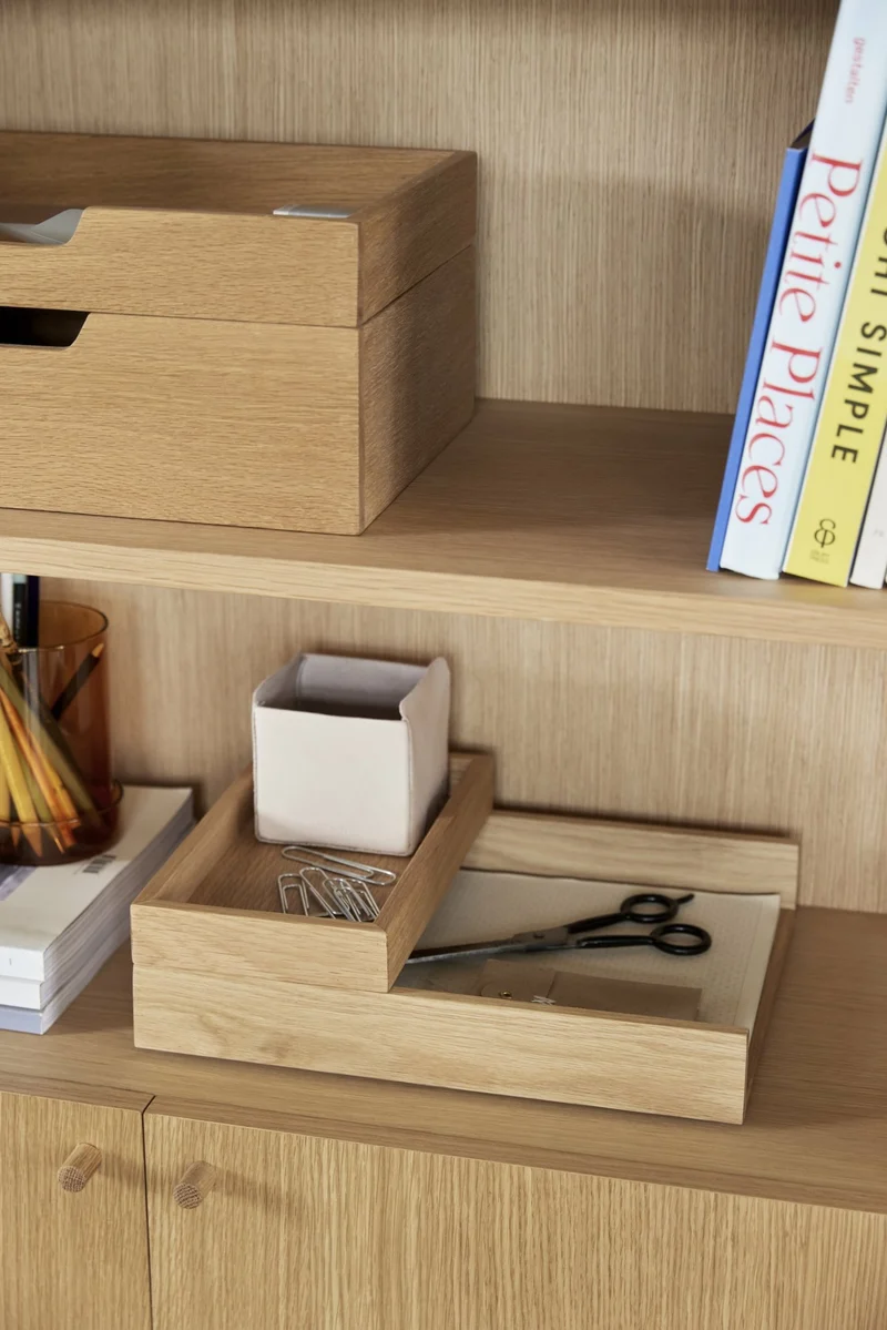 Etagère en bois de chêne Prime - Hübsch