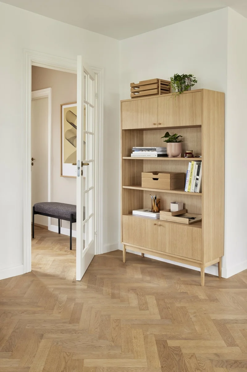 Etagère en bois de chêne Prime - Hübsch