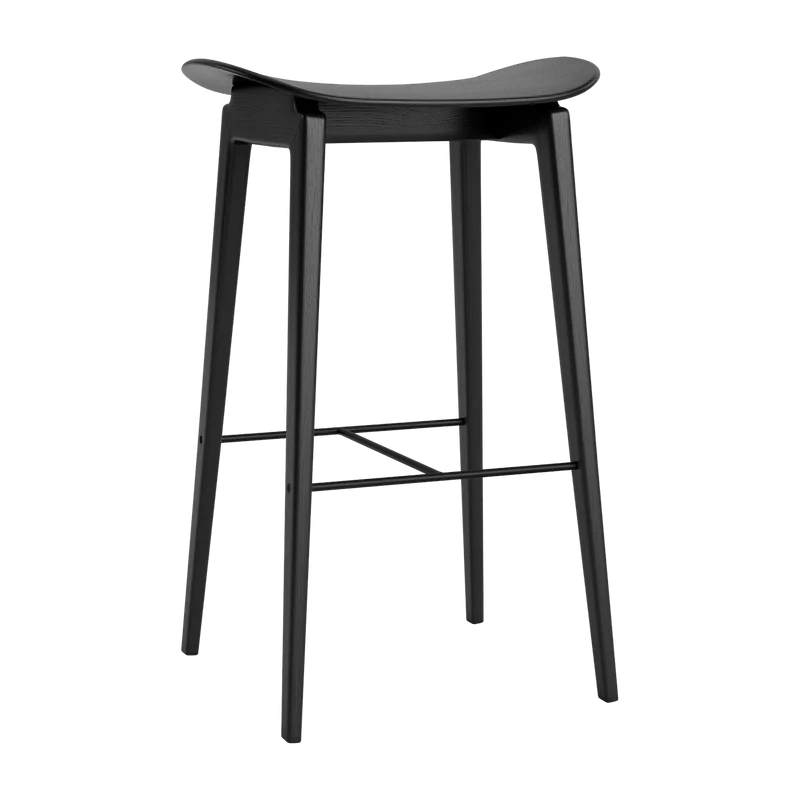 Tabouret de bar en chêne noir 65 cm NY11 - NORR11