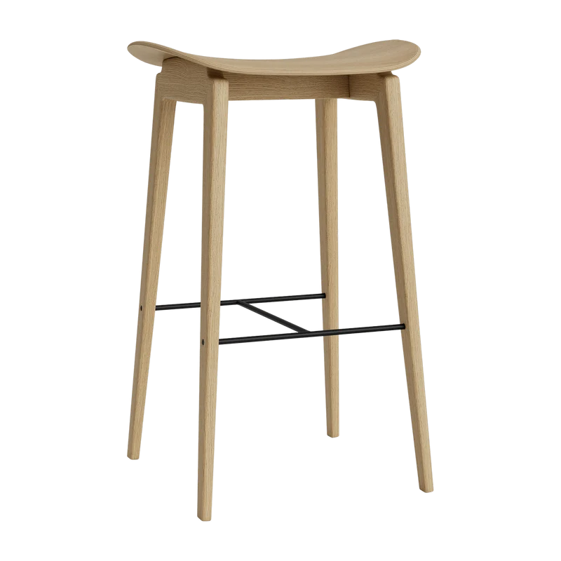 Tabouret de bar en chêne naturel 65 cm NY11 - NORR11