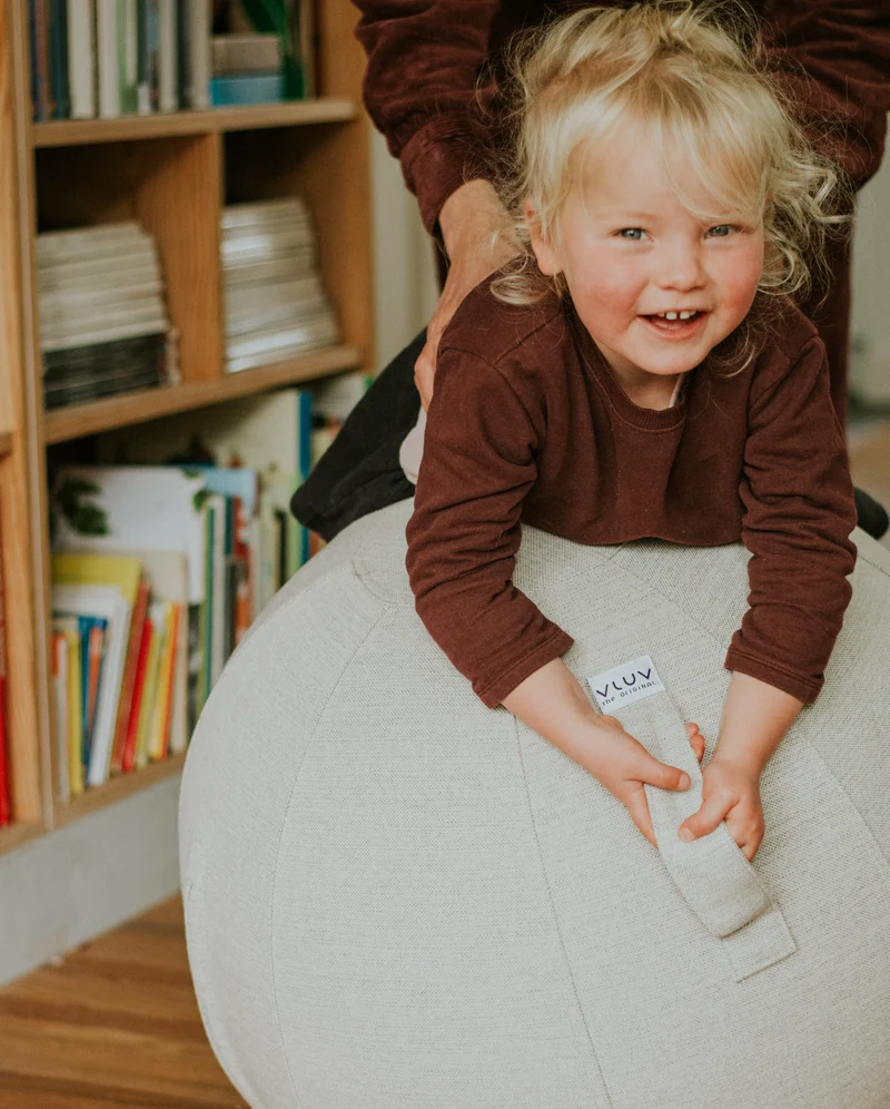 Siège ergonomique en tissu polyester galet 70 cm STOV - VLUV