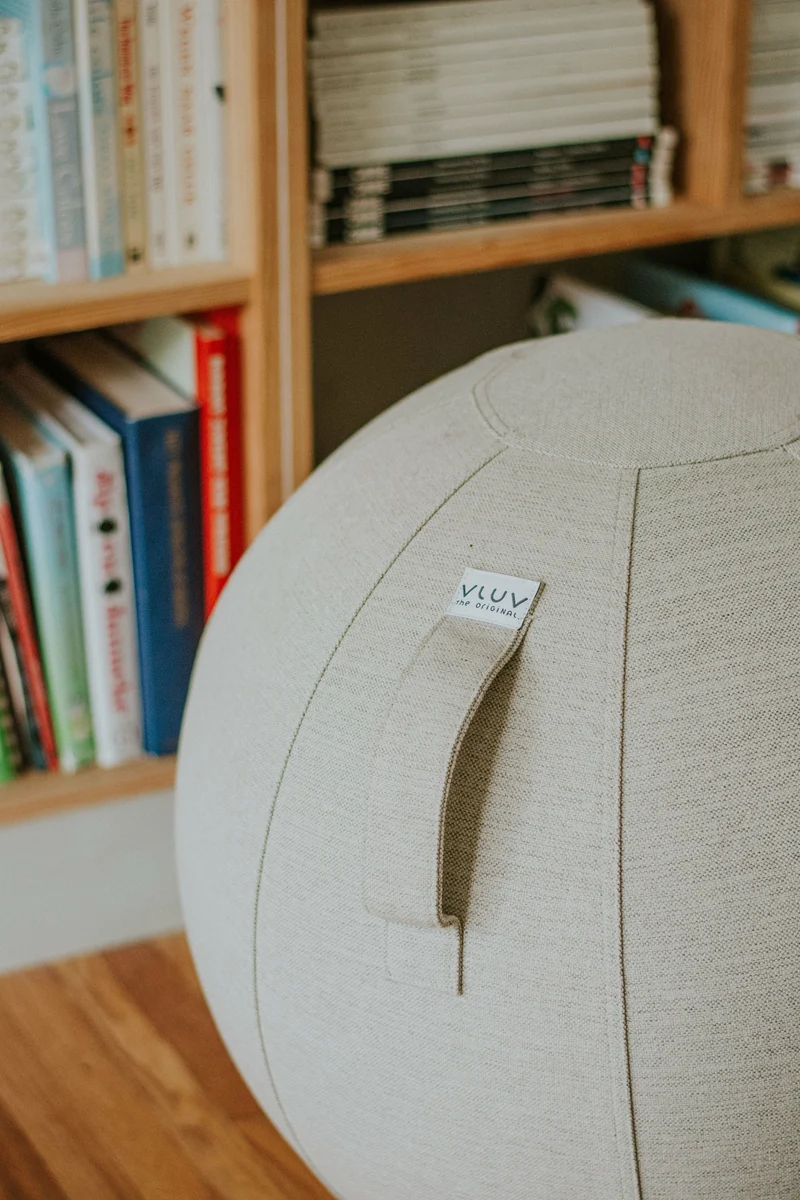 Siège ergonomique en tissu polyester galet 70 cm STOV - VLUV