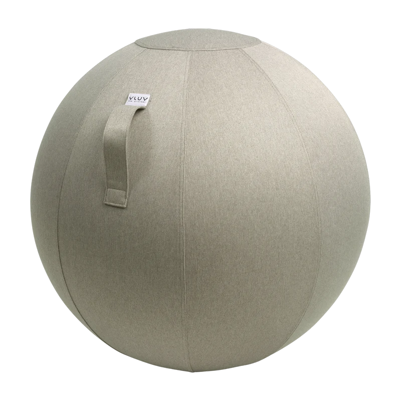 Siège ergonomique en tissu canevas pierre 70 cm LEIV - VLUV