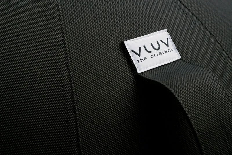 Siège ergonomique en tissu canevas noir 60 cm LEIV - VLUV