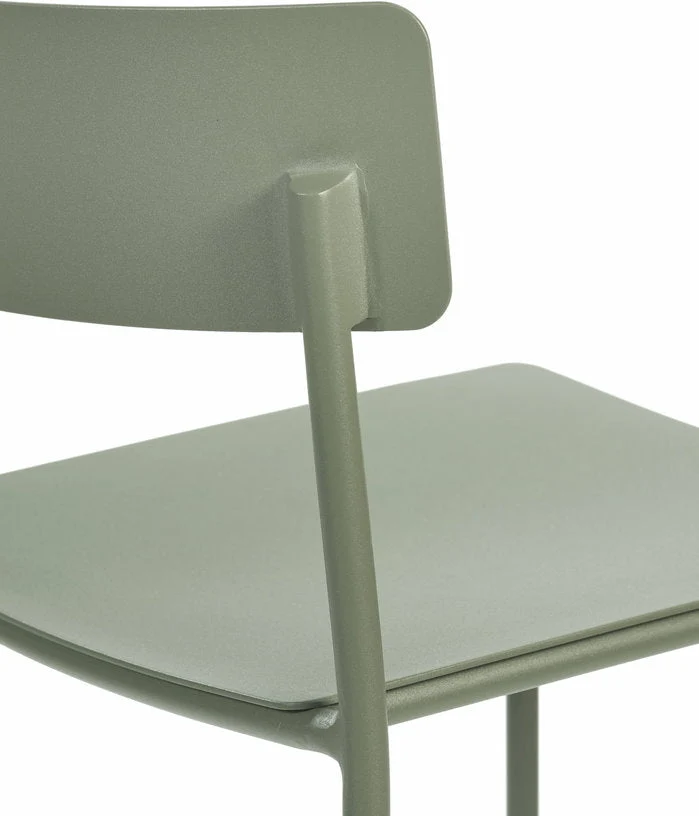 Chaise de bar en aluminium vert August - Serax