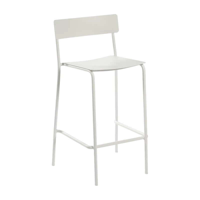 Chaise de bar en aluminium sable August - Serax