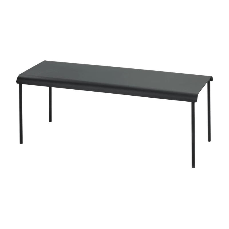 Banc en aluminium noir August - Serax