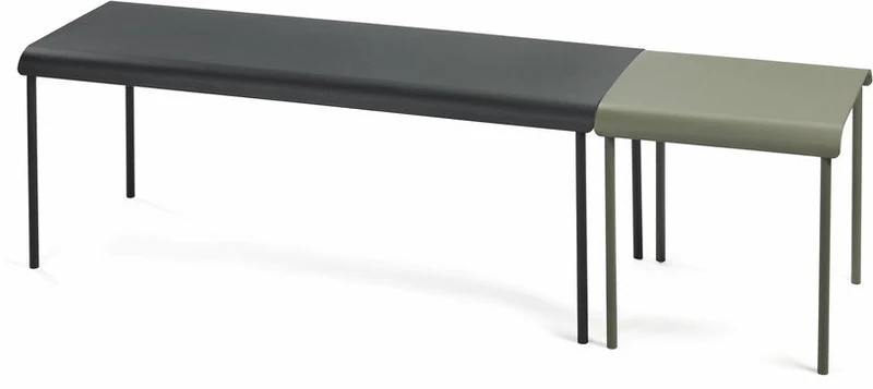 Banc en aluminium noir August - Serax