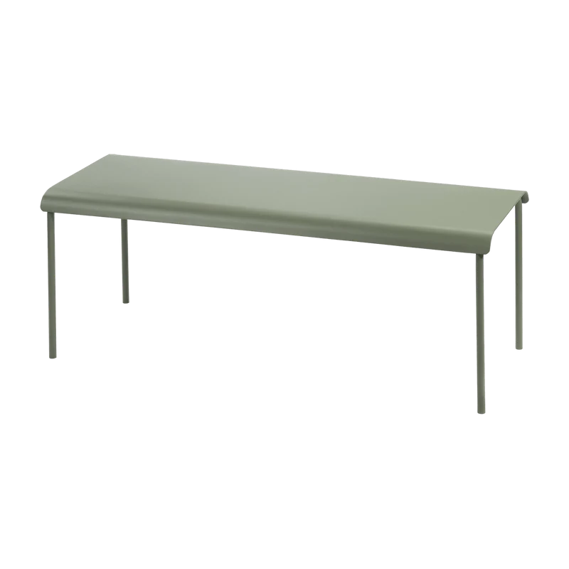 Banc en aluminium vert August - Serax