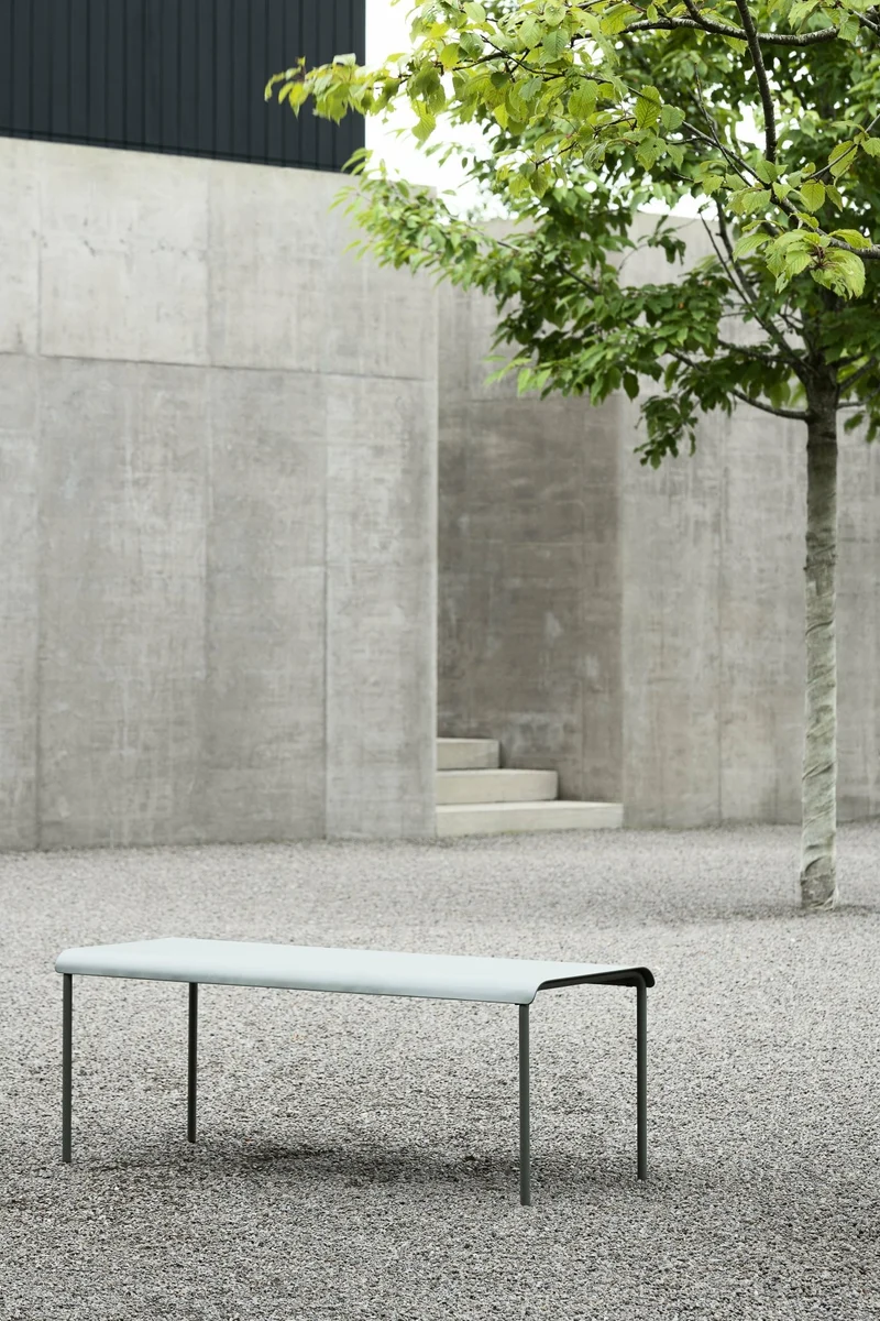 Banc en aluminium vert August - Serax
