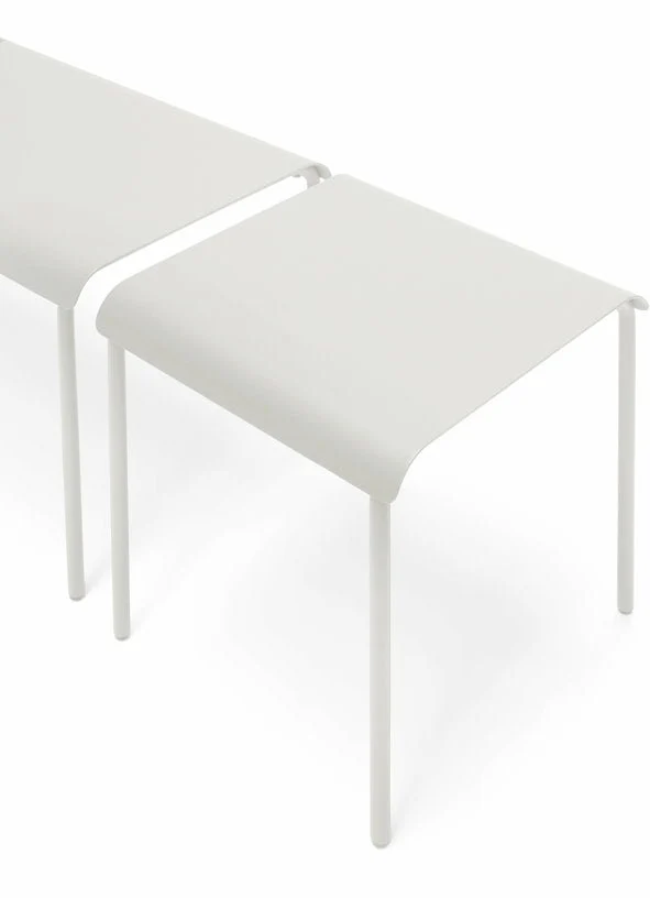 Banc en aluminium sable August - Serax