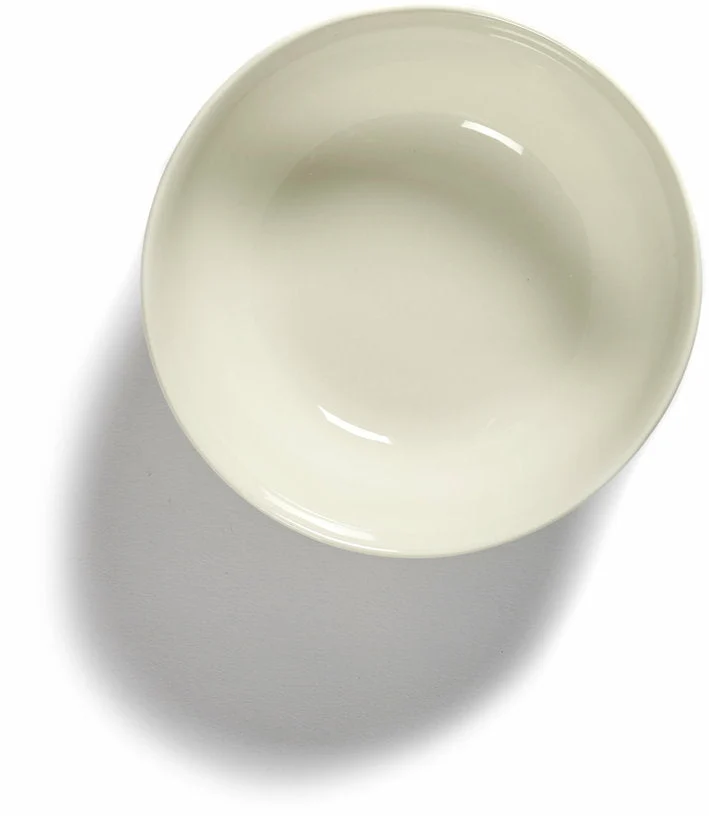 Bol L blanc avec motif bleu Feast - Serax