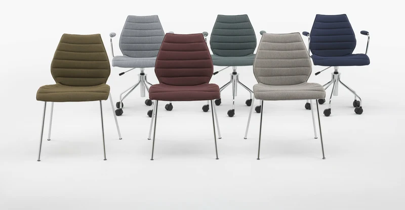 Chaise bleue Maui Soft Noma - Kartell