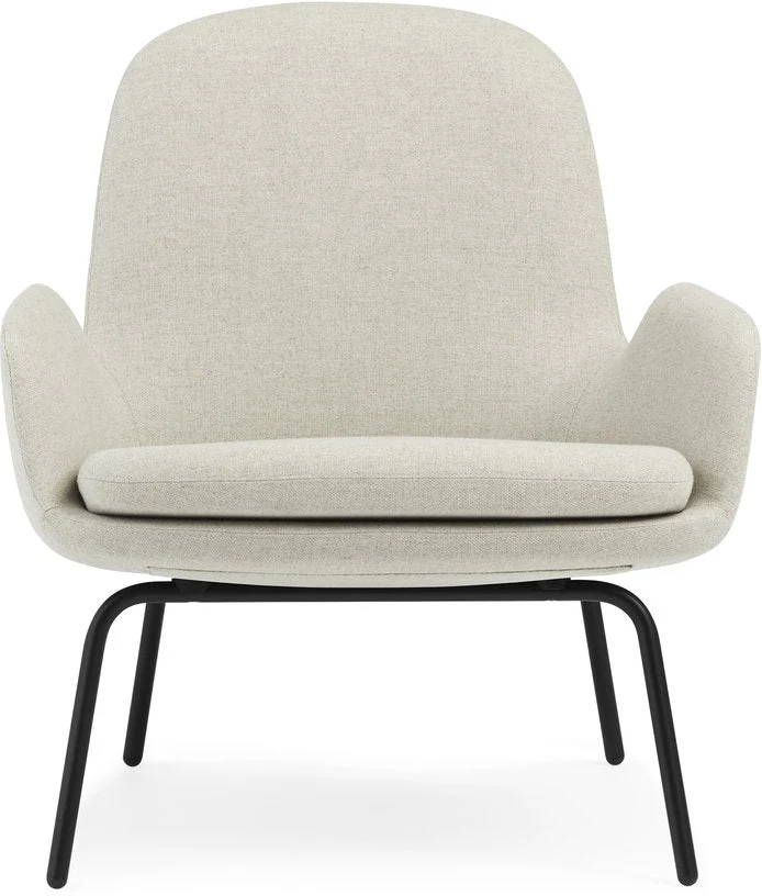 Fauteuil Era Lounge Chair Low Black Steel MLF20- Normann Copenhagen