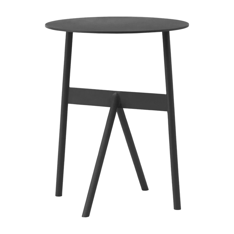 Table d'appoint en acier noir Ø37cm Stook noir - Normann Copenhagen