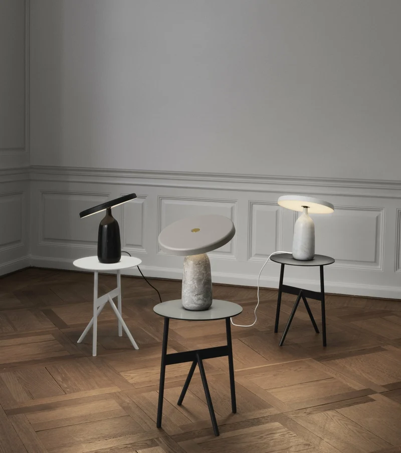 Table d'appoint en acier noir Ø37cm Stook noir - Normann Copenhagen