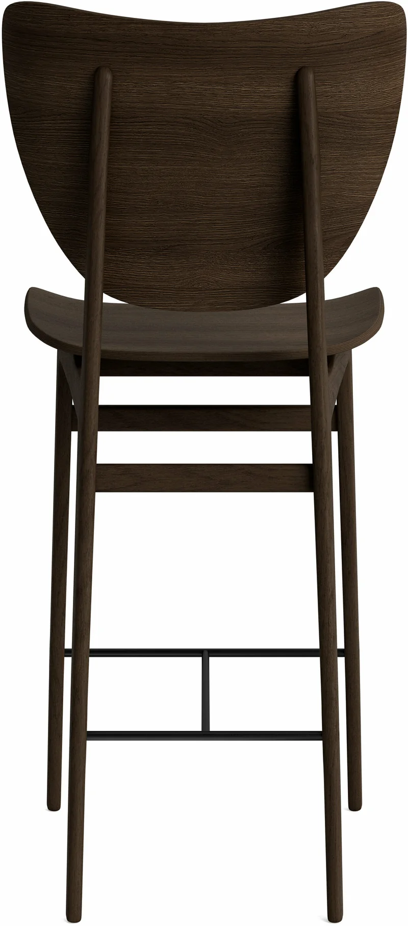 Chaise de bar en chêne fumé 75 cm Elephant - NORR11