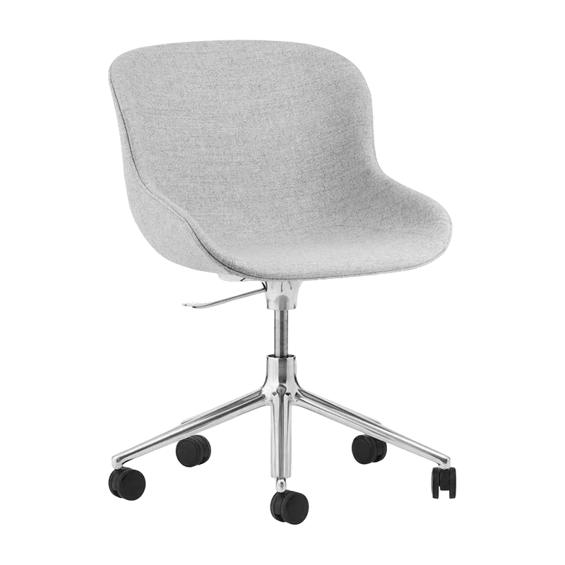 Hyg Chair Swivel 5W Gaslift Full Upholstery Alu - Normann Copenhagen