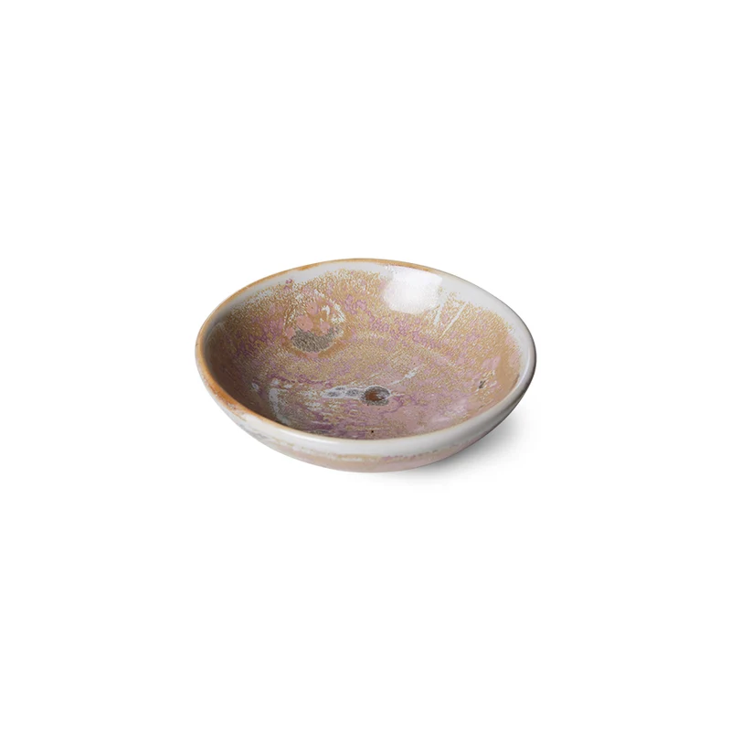 Bol en porcelaine rose 9cm 50ml Rustique - HKLIVING
