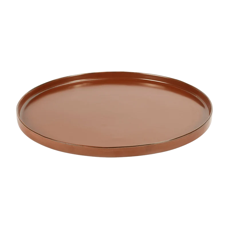 Plateau en grès rouille 46 cm - Serax