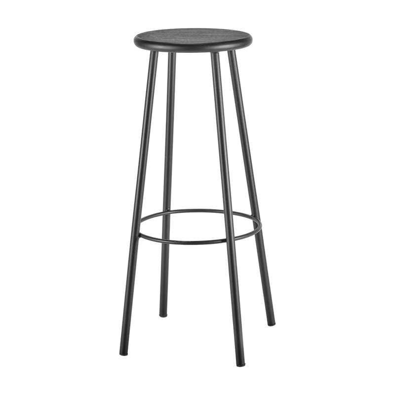 Tabouret de bar en fer noir 80cm - Serax