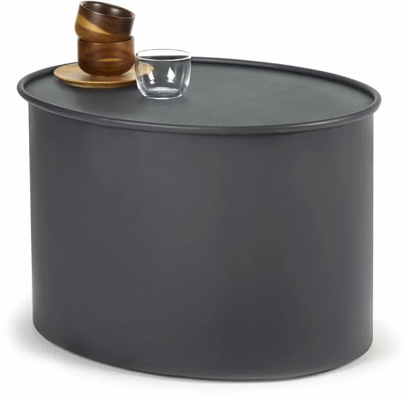 Table d'appoint en acier noire - Serax