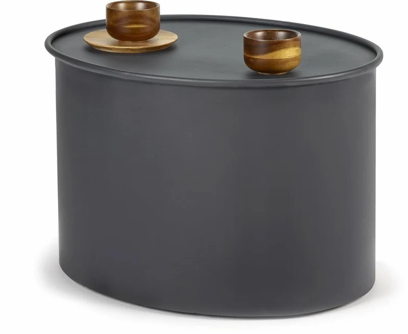 Table d'appoint en acier noire - Serax