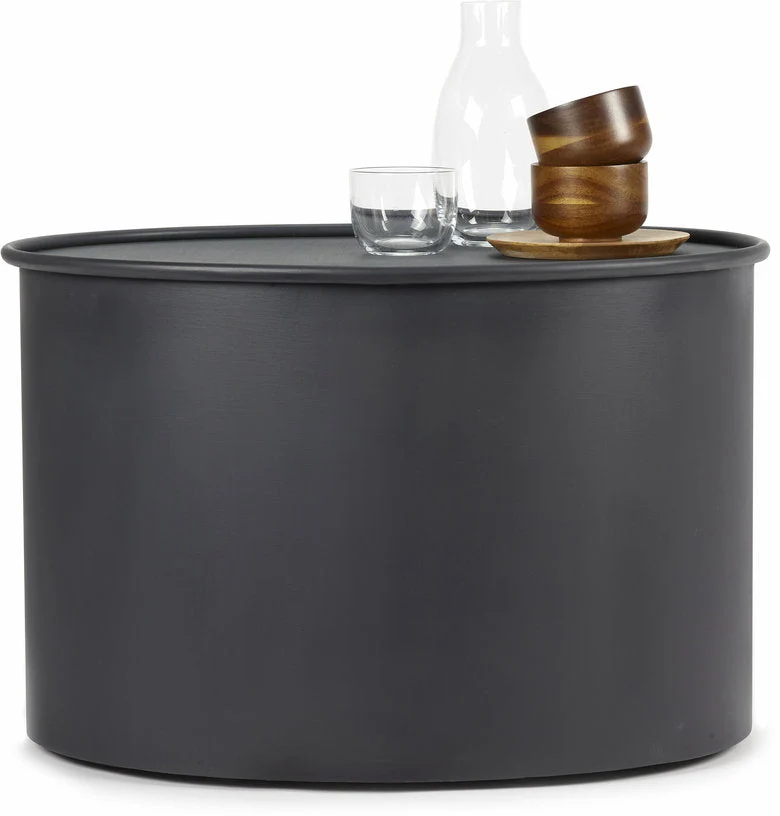 Table d'appoint en acier noire - Serax