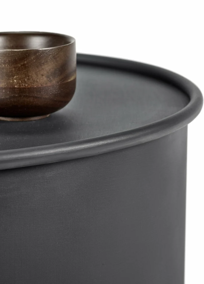 Table d'appoint en acier noire - Serax