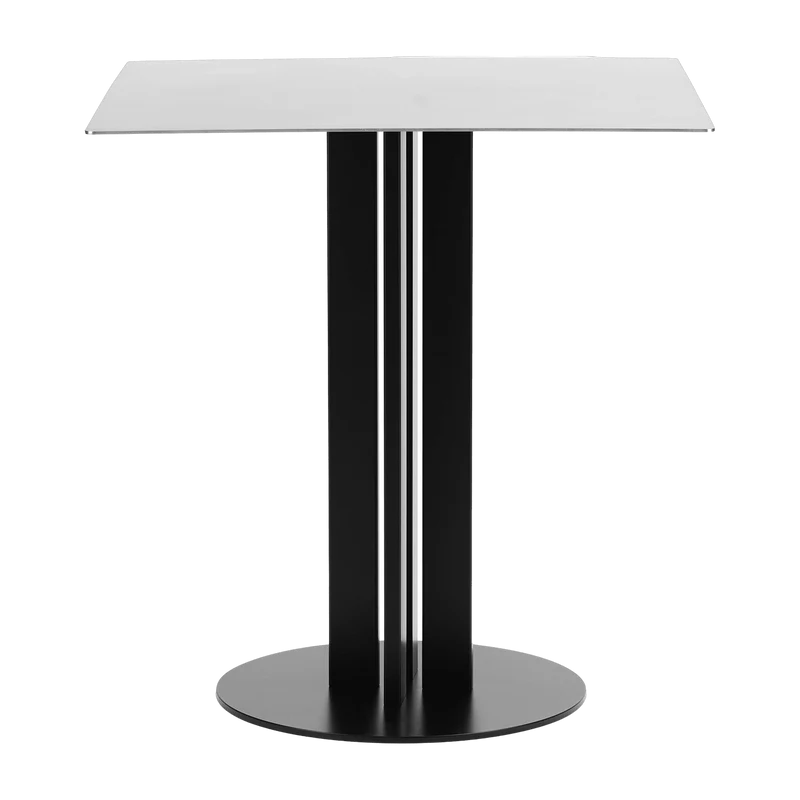 Table à manger en acier 70x70cm Scala Cafe Steel - Normann Copenhagen