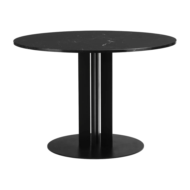 Table à manger en marbre noir 110cm Scala Marble - Normann Copenhagen