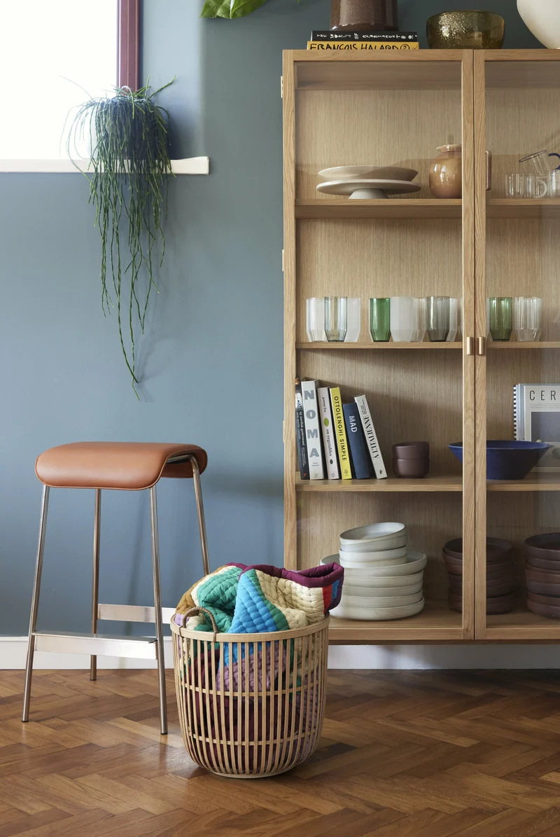 Bol en céramique bleu Glaze - Hübsch