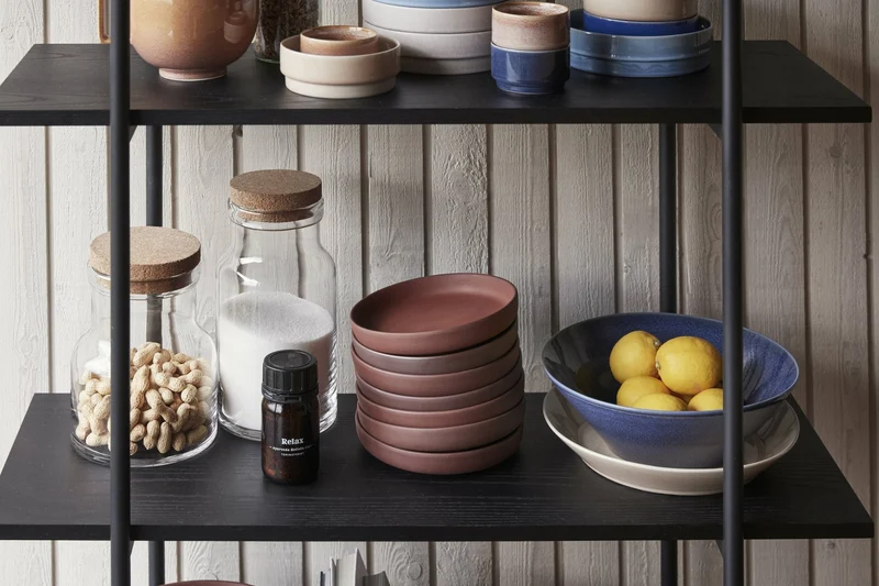 Bol en céramique bleu Glaze - Hübsch