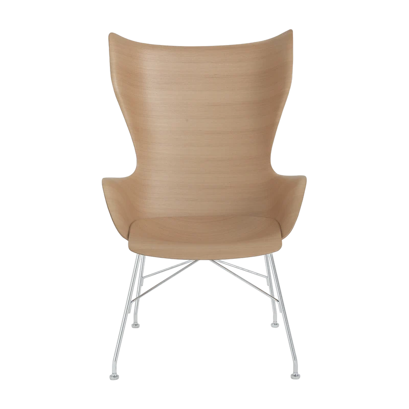 Fauteuil en bois de frêne clair K/Wood - Kartell
