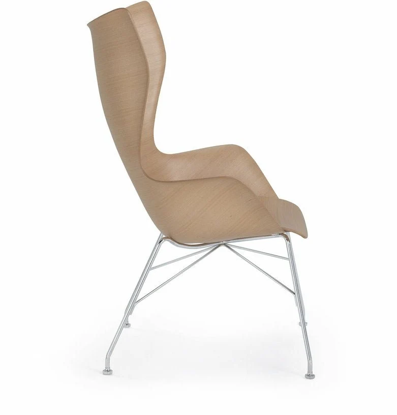 Fauteuil en bois de frêne clair K/Wood - Kartell