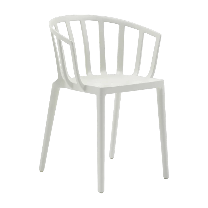 Chaise blanche mat Venice - Kartell