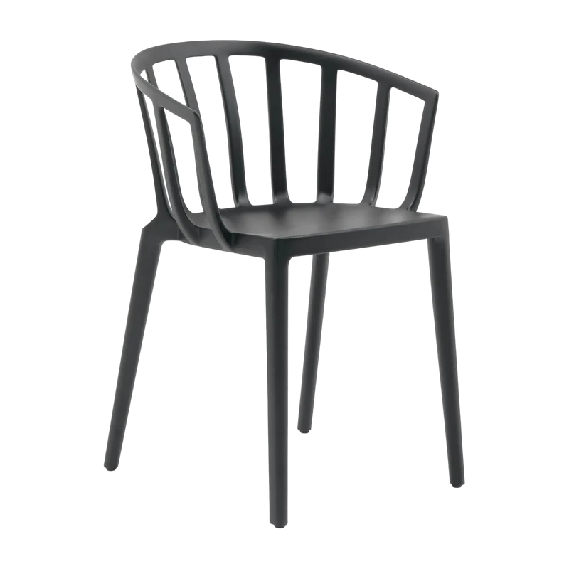 Chaise noire mat Venice - Kartell