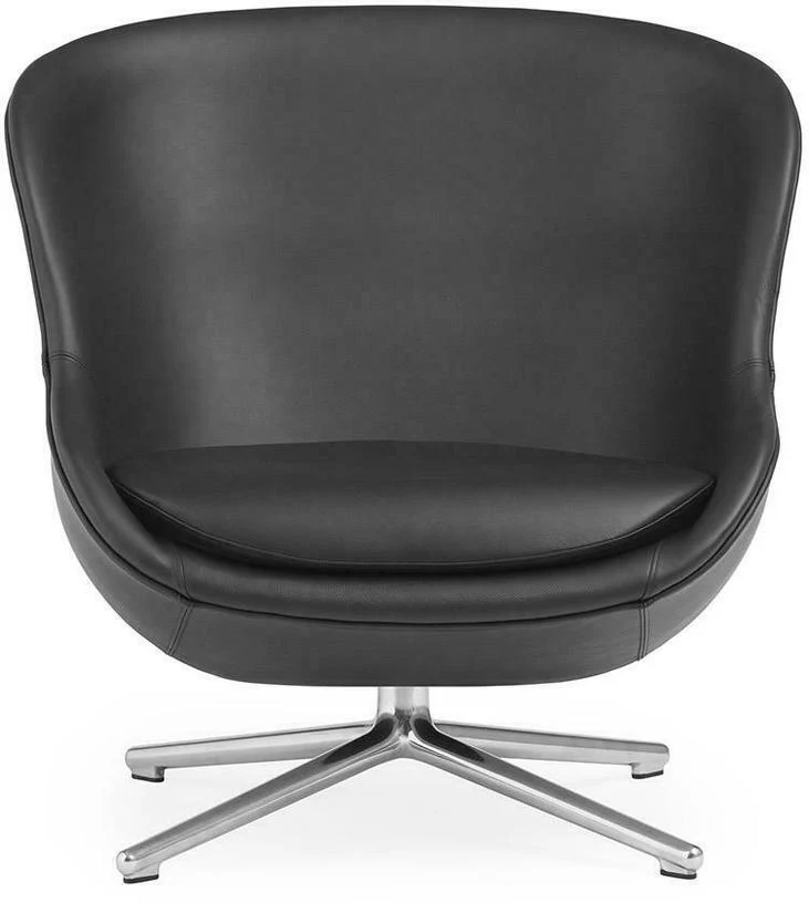 Hyg Lounge Chair Low Swivel Alu - Normann Copenhagen