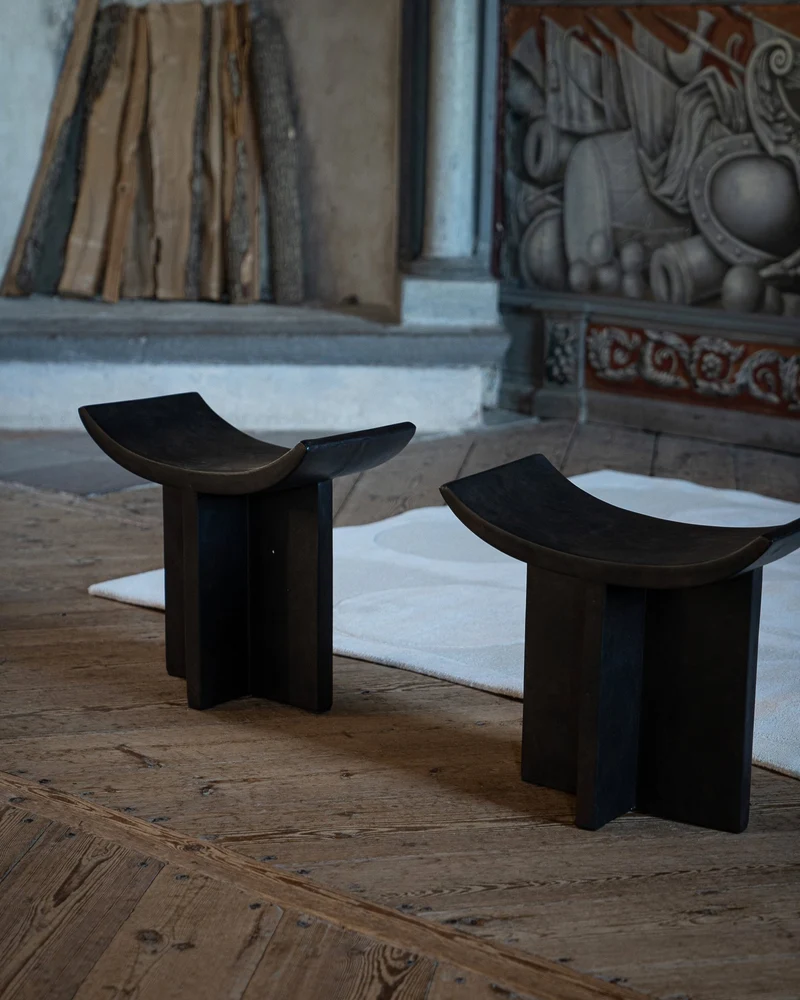 Tabouret en béton coffee 60x25 cm Brutus - 101 Copenhagen