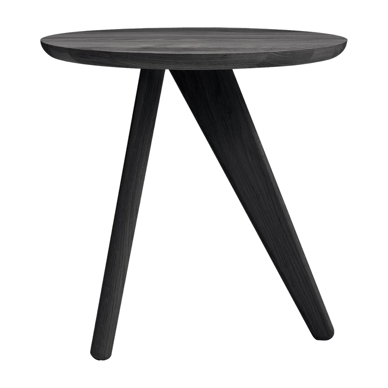 Table d'appoint en chêne massif noire Fin - NORR11