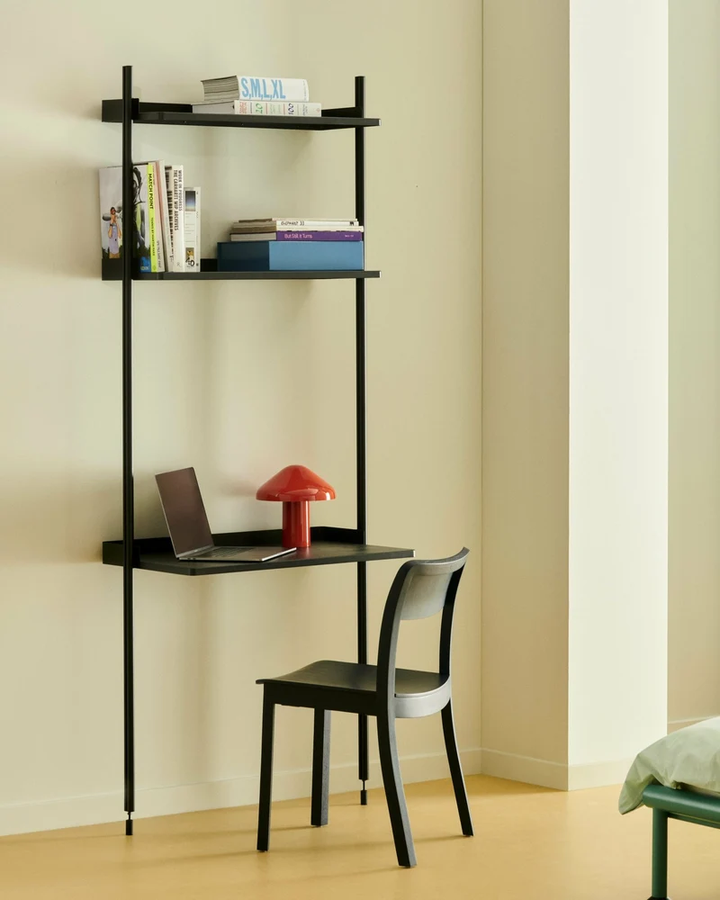 Chaise en noyer noire Pastis - Hay