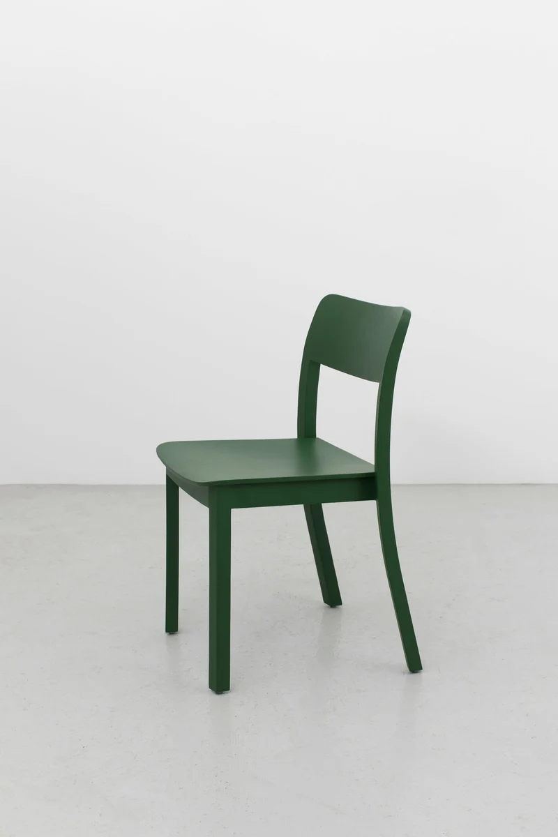 Chaise en frêne verte Pastis - Hay